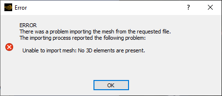 Error no elements